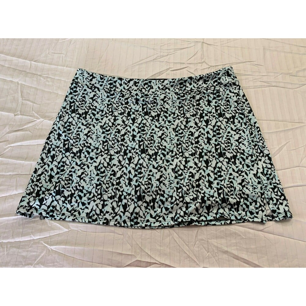 TRANQUIITY WOMENS ATHLETIC SKIRT SKORT WITH BUILT SHORTS SIZE L